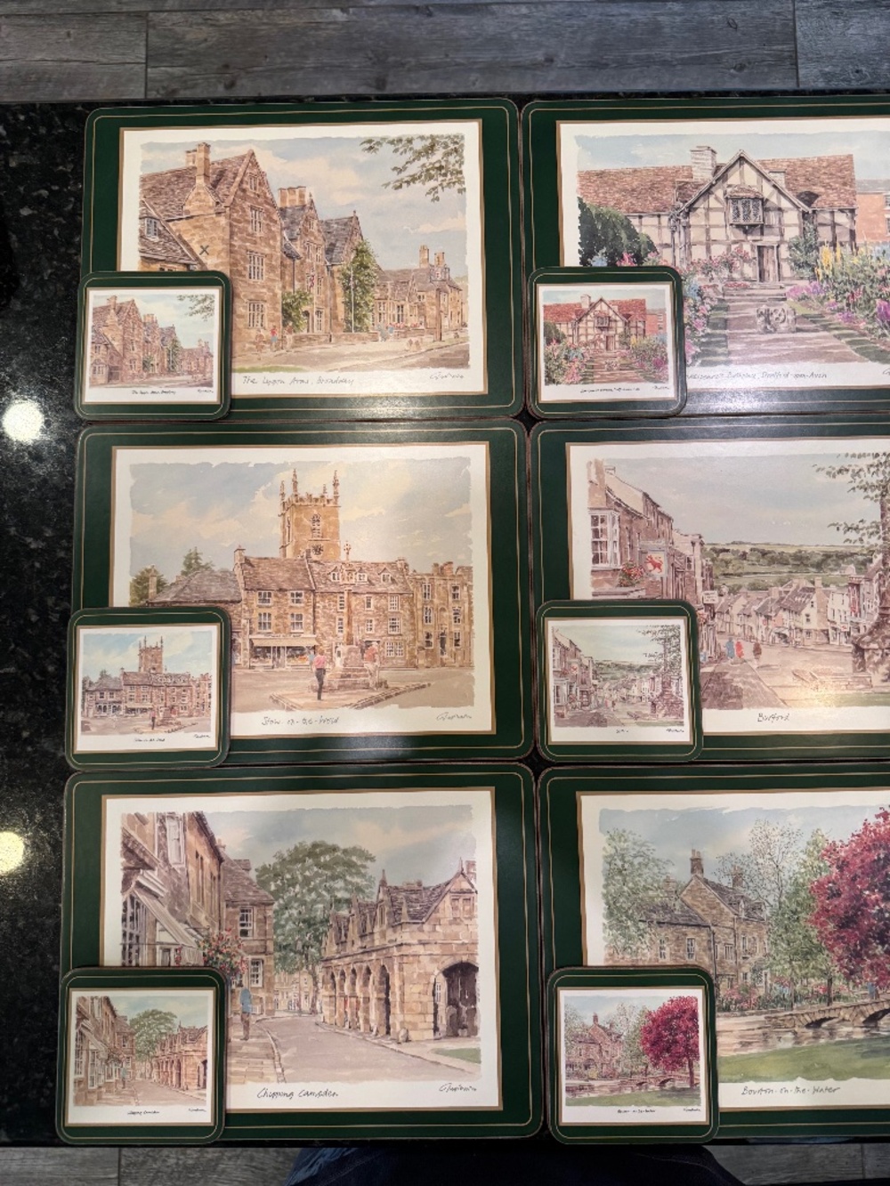 Pimpernel English Countryside Placemats & Matching Coasters | Made in England